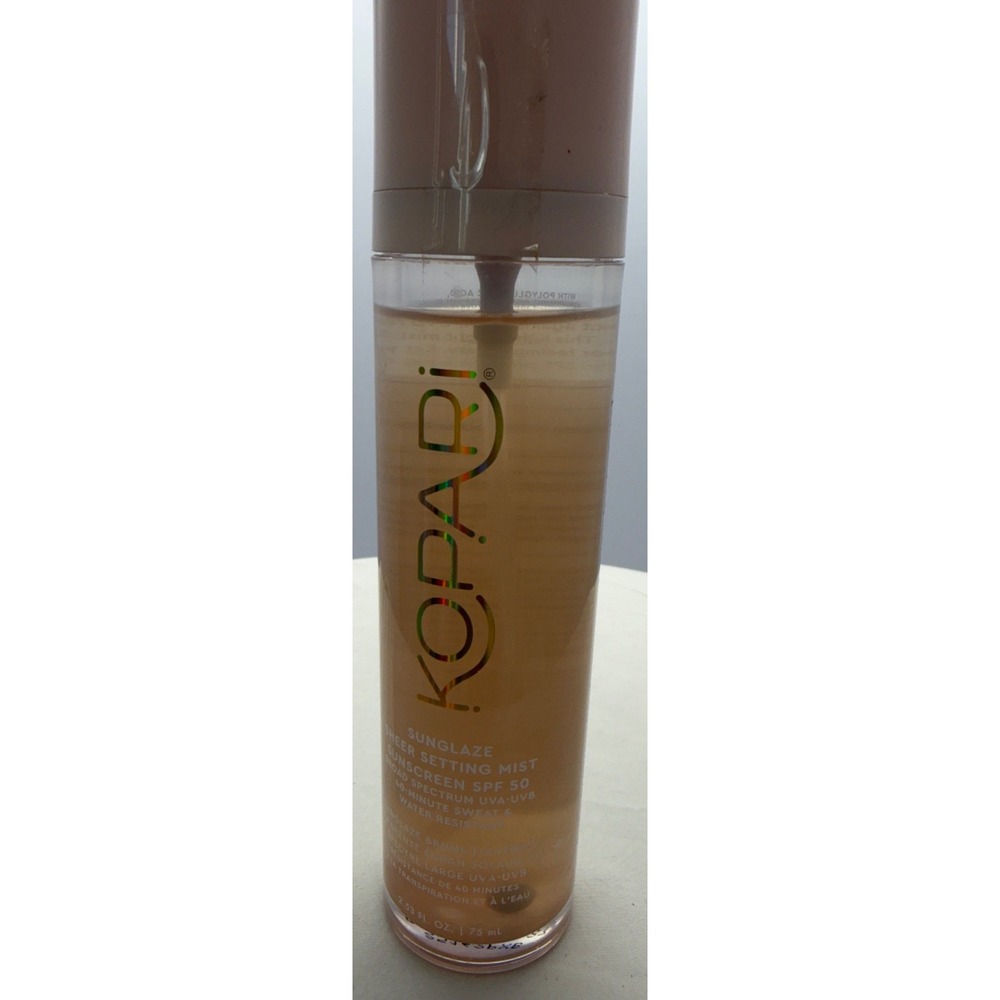 Kopari Sunglaze Sheer Setting Mist Broad Spectrum SPF 50 Sunscreen 2.53oz 75ml
